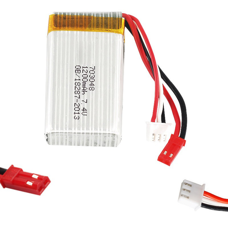 Lipo Battery 2S 7.4V 1200mAh 7 - Eachine Drone E010 review and price